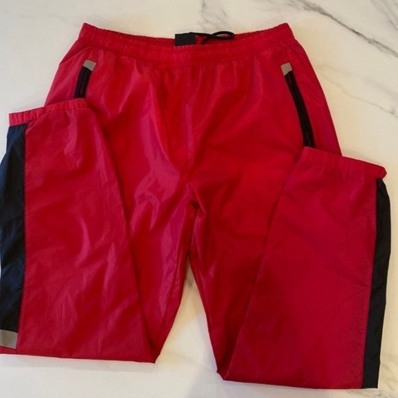 WT 02 brand - Red Rain Jogger Style Pant | Size Large - Picture 1 of 7